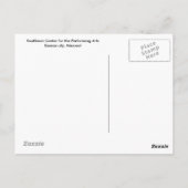 カンザスシティー、カウフマン中心曲線と影 ポストカード (裏面)