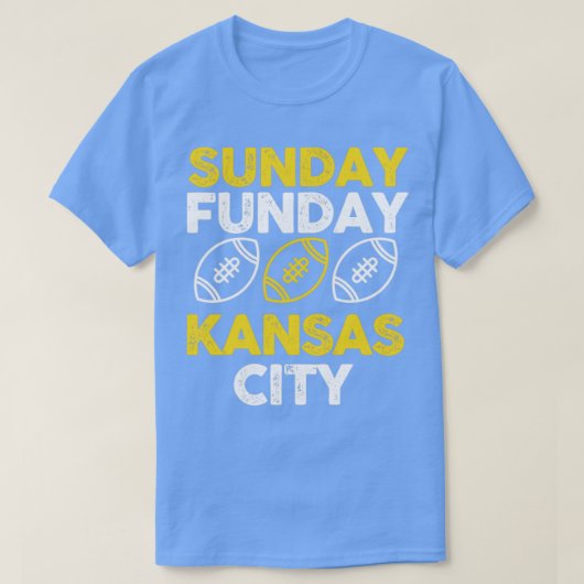 カンザスシティー・フットボール Tシャツ (デザイン正面)
