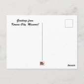 カンザスシティー、ミズーリはがき ポストカード (裏面)