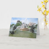 カンザスシティー、ミズーリプラザファウンテン カード (黄色い花)