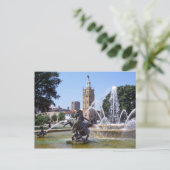 カンザスシティー、ミズーリプラザファウンテン ポストカード (スタンド正面)