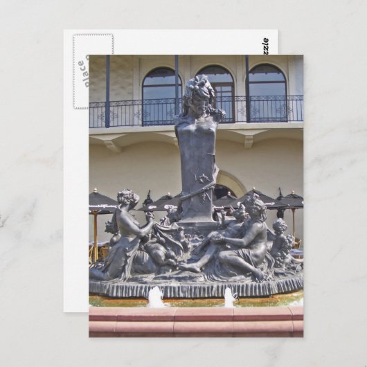 カンザスシティー、ミズーリプラザファウンテン ポストカード (正面/裏面)