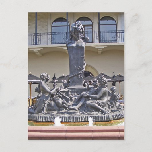 カンザスシティー、ミズーリプラザファウンテン ポストカード (正面)