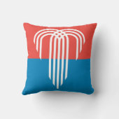 カンザスシティー、ミズーリ州旗アメリカのMoJo枕 クッション (裏面)