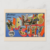 カンザスシティー・ミズーリ葉書からの挨拶 ポストカード (正面)