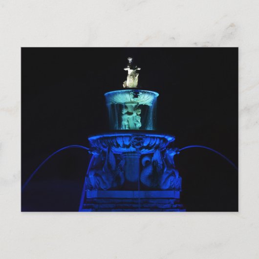 カンザスシティー、メイヤーサークル海馬の泉 ポストカード (正面)