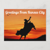 カンザスシティー・ロデオ葉書からの挨拶 ポストカード (正面)