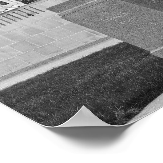 カンザスシティーB/Wの思想家とシャトルコック ポスター (角)