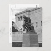 カンザスシティーB/Wの思想家とシャトルコック ポストカード (正面/裏面)