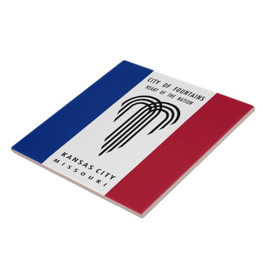 カンザスシティ旗 タイル (側面)