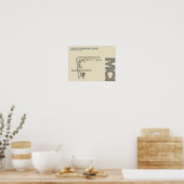 カンザスシティ空港(MCI)ダイアグラムポスター ポスター (キッチン)