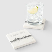 カンザスシティ、ミズーリのスカイライン ストーンコースター (横)