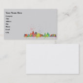 カンザスシティ、ミズーリのスカイライン 名刺 (正面/裏面)