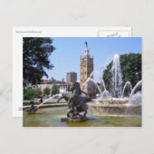 カンザスシティ（ミズーリ州）のプラザ噴水 ポストカード (正面/裏面)