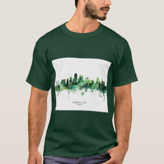 カンザスシティ ミズーリ州 スカイライン 5 Tシャツ