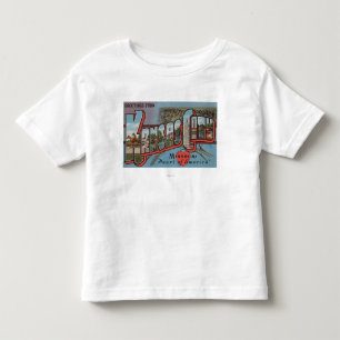 カンザスシティ、ミズーリ(ハート) トドラーTシャツ