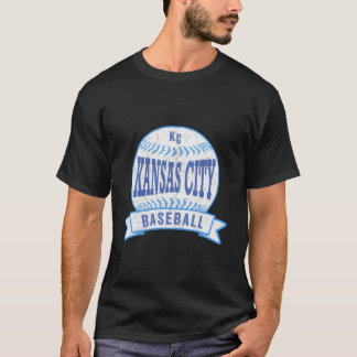 カンザスシティ KC 野球 KC ブルー 旧デザイン Tシャツ