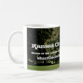 カンザスシティShuttlecockのマグ コーヒーマグカップ (左)