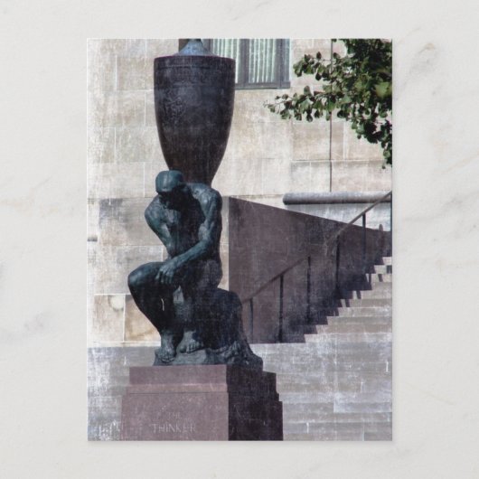 カンザスシ考えるティについて ポストカード (正面)