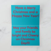 カンザススススノーイクリーククリスマスカード シーズンカード (内部)