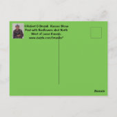 カンザスストーンポストひまわり付きポストカード ポストカード (裏面)