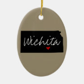 カンザスタウン セラミックオーナメント (正面)