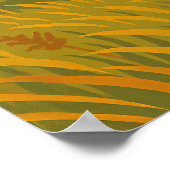 カンザスタルグラス草原V01 ポスター (角)