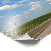 カンザスターンパイクフリントヒルズ フォトプリント            (角)