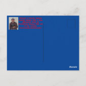 カンザスツリーシルエットサンセット ポストカード (裏面)