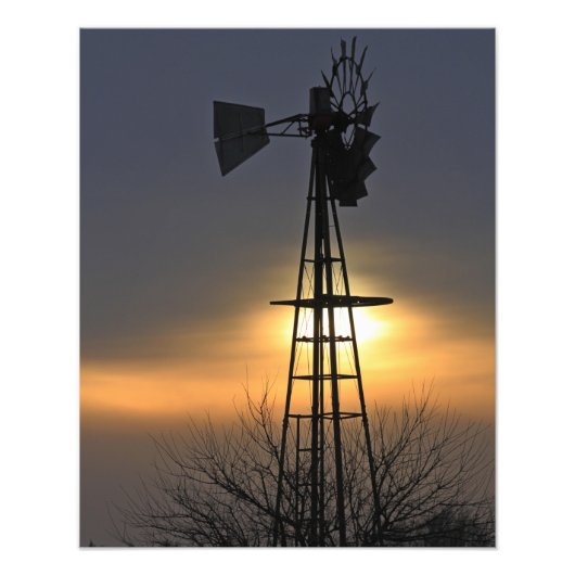 カンザスニューイヤーズEVE 2021カラフル夕日 フォトプリント            (正面)