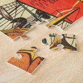 カンザスヒマワリの州 ジグソーパズル (側面)