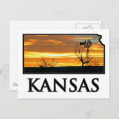 カンザスファーム風車 ポストカード (正面/裏面)