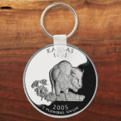 カンザスフェイク州クォーター キーホルダー (正面)