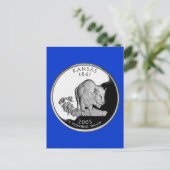 カンザスフェイク州クォーター ポストカード (スタンド正面)