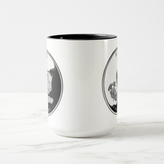 カンザスフェイク州クォーター マグカップ (中央)