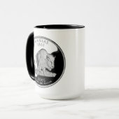 カンザスフェイク州クォーター マグカップ (正面左)