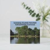 カンザスフラッドウォーターNickersonカンザスポストカード ポストカード (スタンド正面)