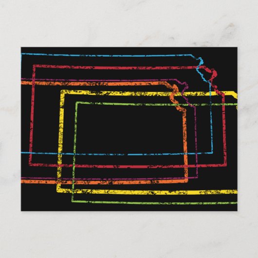 カンザスプライドぼやけ ポストカード (正面)
