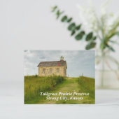 カンザスプレーリーの古い校舎 ポストカード (スタンド正面)