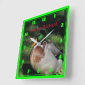 カンザスマラードスクエアウォールクロック スクエア壁時計 (傾斜)