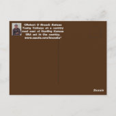 カンザスヤングターキーズポストカード。 ポストカード (裏面)