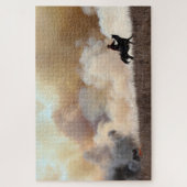 カンザスランチャーが制御されたバーンを開始 ジグソーパズル (縦)