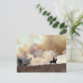 カンザスランチャーが制御されたバーンを開始 ポストカード (スタンド正面)