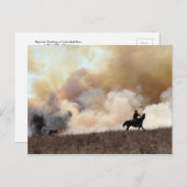 カンザスランチャーが制御されたバーンを開始 ポストカード (正面/裏面)