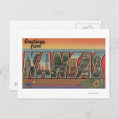 カンザスラージレターシーンカンザス ポストカード (正面/裏面)