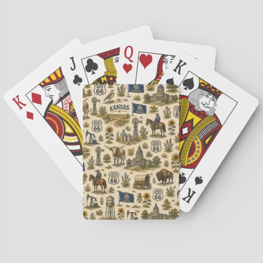 カンザスルート66 ラッキープレーリー トランプ (裏面)