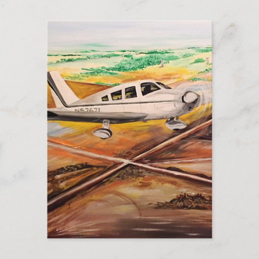 カンザス上空の翼 ポストカード (正面)