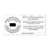 カンザス公証書確認スタンプ セルフインキングスタンプ (デザイン)