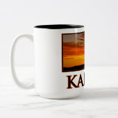 カンザス女性のカーボーイ ツートーンマグカップ (左)