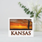 カンザス女性のカーボーイ ポストカード (スタンド正面)